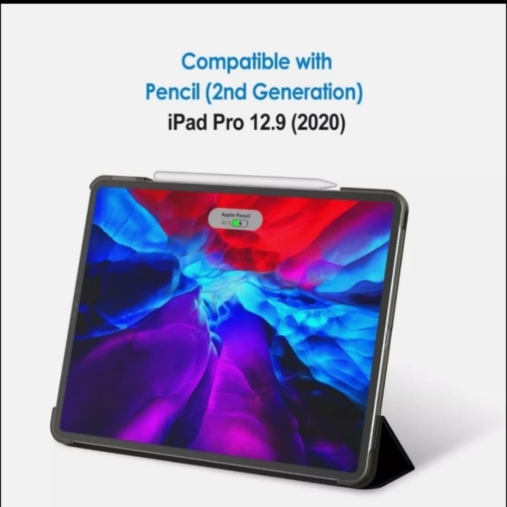Brand new  iPad Pro 12.9 case blue, black, gray & sky blue